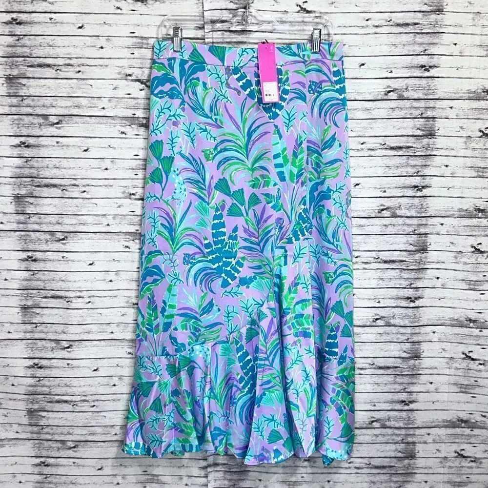Lilly Pulitzer Britney Midi Skirt On The Chase